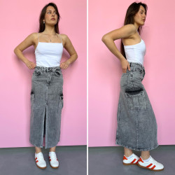 Юбки джинсовые оптом 89012453 4-62