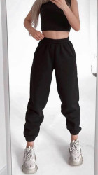 Спортивные штаны женские на флисе оптом 52671409 002-18