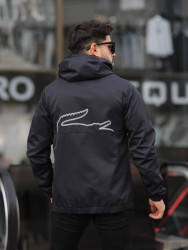 Анораки демісезонні чоловічі (чорний) оптом  