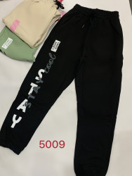 Спортивные штаны женские (черный) оптом Турция 57081234 5009-6