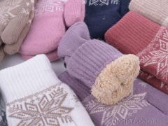 Варежки, Королева оптом CAP 1129 ж хутро mix