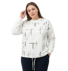 Свитшоты женские БАТАЛ оптом 47269853 6508-53