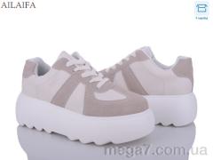 Кроссовки, Ailaifa оптом 6029 beige