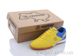 Футбольная обувь, Restime оптом DWB21505 yellow-blue
