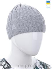 Шапка, Angelica оптом Гармошка отворот Adidas l.grey