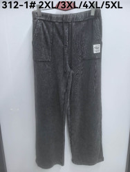 Спортивные штаны БАТАЛ женские оптом 24605793 312-8