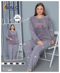 Ночные пижамы женские БАТАЛ оптом Турция 45769238 20619-14