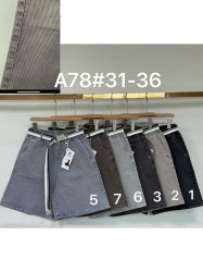 Шорты джинсовые женские БАТАЛ оптом 09684537 А78-1