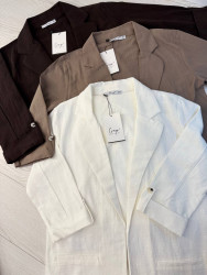 Пиджаки женские (мокко) оптом 82056491 969-17