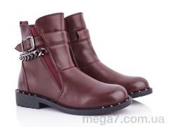Ботинки, L&M-Lemon оптом F0040 wine
