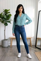 Блузки женские БАТАЛ оптом 92041865 852-56