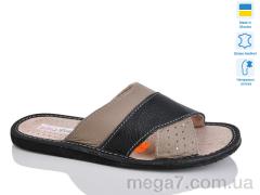 Тапки, Lot Shoes оптом Кімнатні відкриті чорно-сірий