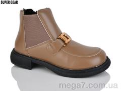 Ботинки, Super Gear оптом 06-829 brown