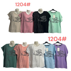 Футболки женские БАТАЛ оптом 21735094 1204-89