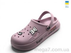 Кроксы, Rai shoes оптом L108 нюдовий