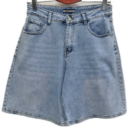 Шорты джинсовые женские FOREST JEANS БАТАЛ оптом 45296371 5140-128