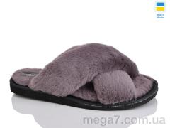 Тапки, Lot Shoes оптом Кімнатні хутро коричневий