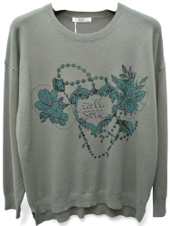 Свитера женские ПОЛУБАТАЛ оптом 36548170 02-101