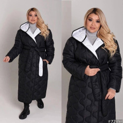 Куртки зимние женские (черный) оптом 70259613 05586-1-3