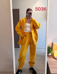 Спортивные костюмы женские на флисе БАТАЛ оптом 65901478 5036-182