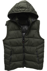 Жилетки мужские (зеленый) оптом 85471693 E12-26