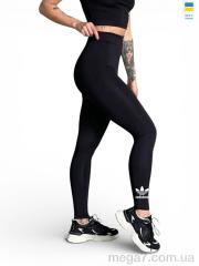 Лосины, Sport style оптом 5001-1Ad чорний