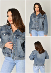 Куртки джинсовые женские оптом 79485601 8263-18