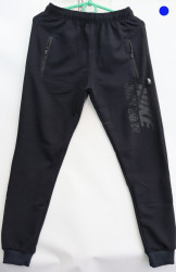 Спортивные штаны подростковые (dark blue) оптом 78396214 02-4