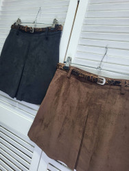 Юбки-шорты женские (шоколад) оптом 96574831 9522-83