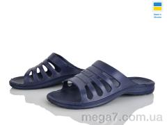 Шлепки, Rai shoes оптом Краб 207 синій