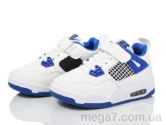 Кроссовки, Ok Shoes оптом 1101 white-blue