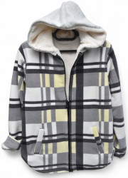 Рубашки женские на меху БАТАЛ оптом 17862903 012-57