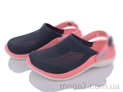 Кроксы, Shev-Shoes оптом Лайт 360 navy-pink