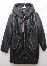 Куртки зимние женские БАТАЛ (black) оптом 06792513 С66171-32
