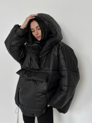 Куртки зимние женские (черный) оптом 80415236 115-12