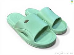 Шлепки, Rai shoes оптом --- 258 зелений