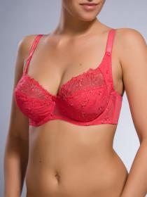Бюстгальтер Diorella 36195D (  красный, D  6 шт. )
