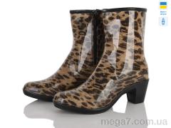 Резиновая обувь, Makers Shoes оптом 001-1 коричневий