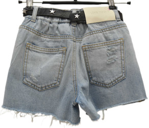 Шорты джинсовые подростковые оптом 08341675 9120-445