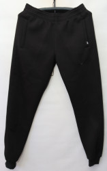 Спортивные штаны мужские на флисе (black) оптом 03287145 000-34