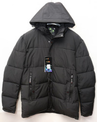 Куртки зимние мужские БАТАЛ (черный) оптом 16327845 Y3-1