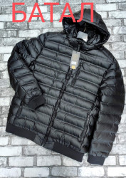 Куртки зимние мужские БАТАЛ (черный) оптом Китай 21587963 19-106
