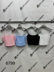 Топы женские (розовый) оптом 16705238 6799-93