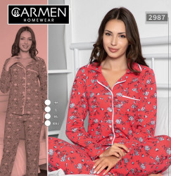 Ночные пижами женские GENARM HOMEWEAR оптом 42368950 2987-18