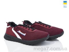 Кроссовки, Favorit оптом F105 бордо