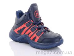 Кроссовки, Waldem оптом 144 blue-red уценка