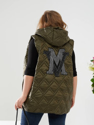 Жилетки жіночі БАТАЛ (khaki) оптом