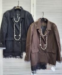 Пиджаки женские (черный) оптом 02486137 3996-74