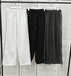 Спортивные штаны женские (белый) оптом 27091836 25338-58