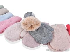 Варежки, RuBi оптом 6372 (акрил) mix